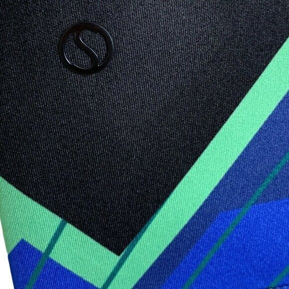 Shape Capri Leggings Yoga Colorful Geometric Size - Picture 5 of 8